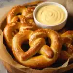 Homemade Soft Pretzels with Pretzel Cheese Dip First Image