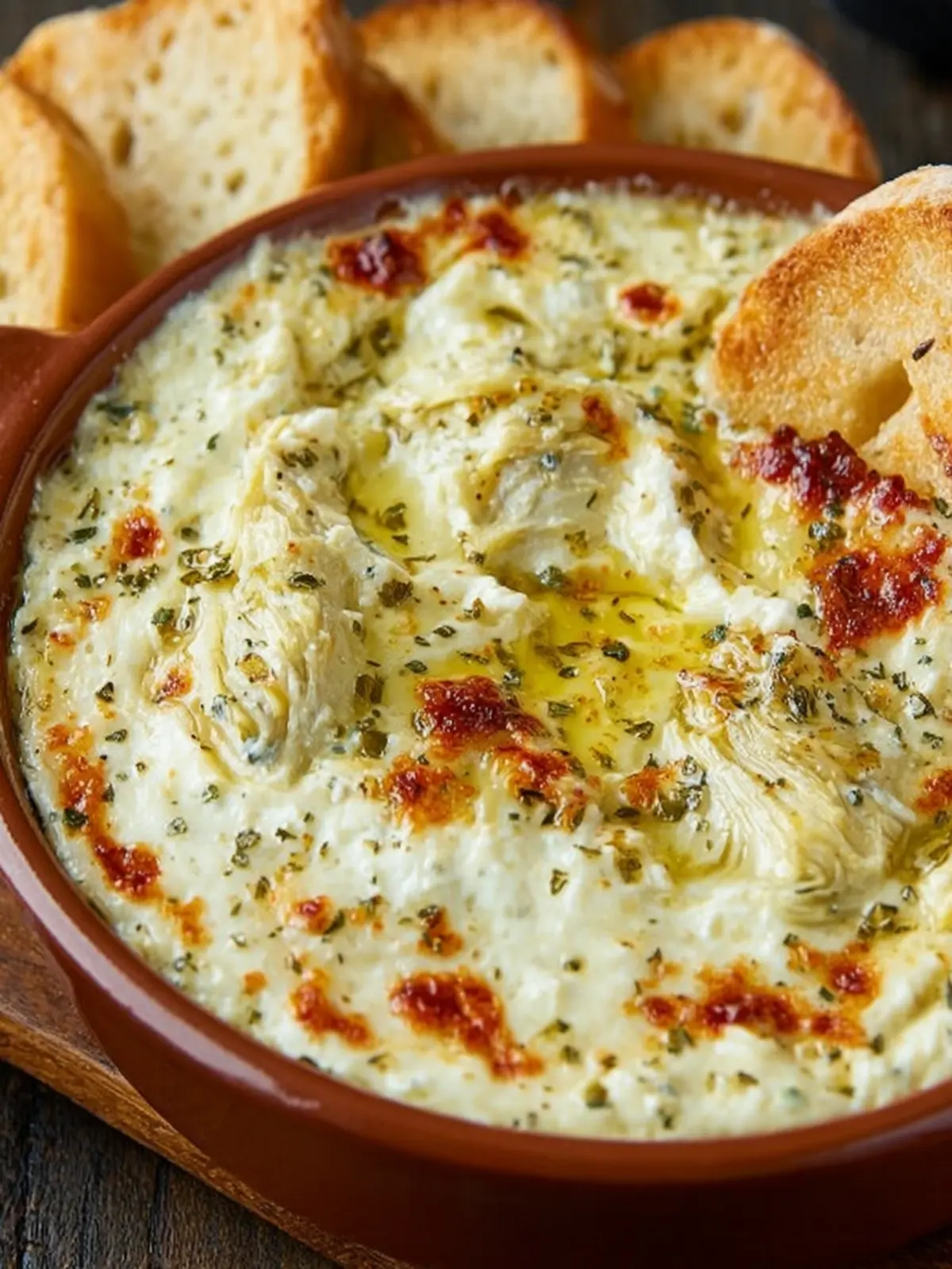 The BEST Creamy Artichoke Dip First Image
