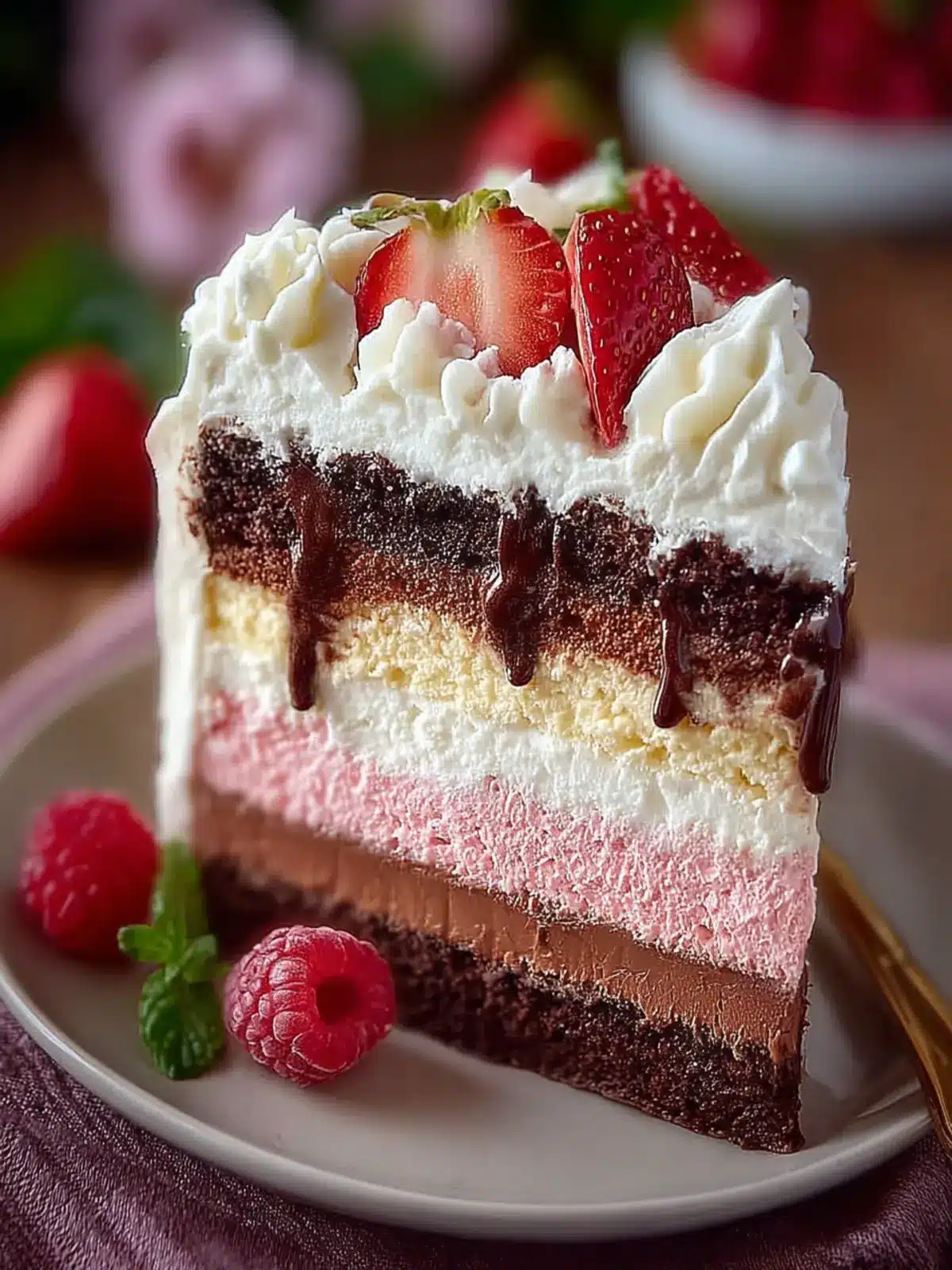 Neapolitan Cake: An Indulgent Twist on a Classic Dessert 5 Neapolitan Cake First Image