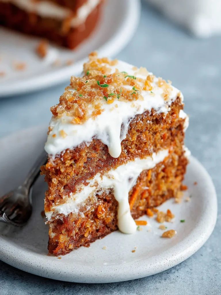 The Best Carrot Cake Recipe First Image