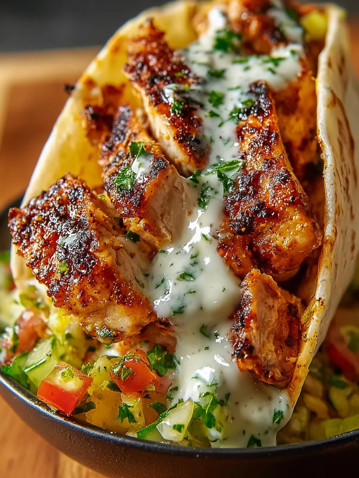 Chicken Shawarma with Garlic Sauce: Easy Weeknight Delight 5 Chicken Shawarma with Garlic Sauce Recipe – Easy Weeknight First Image