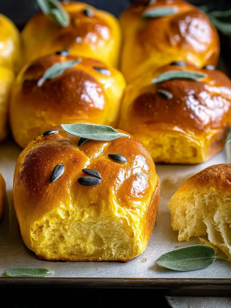 Irresistible Pumpkin Sage Dinner Rolls for Cozy Nights First Image