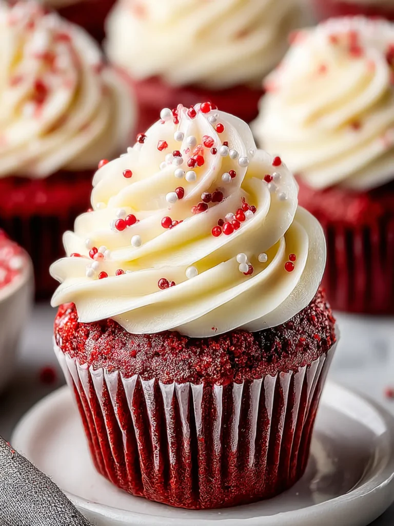 Irresistible Festive Red Velvet Cupcakes Recipe to Wow Guests First Image