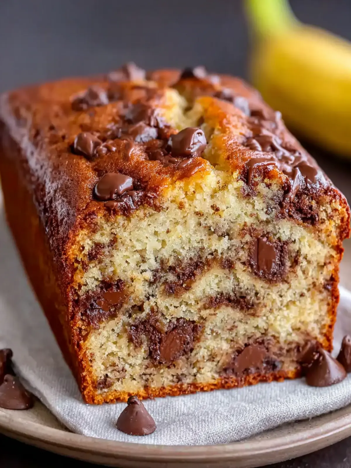 Easy Chocolate Chip Banana Bread: An Incredible 7-Step Recipe First Image
