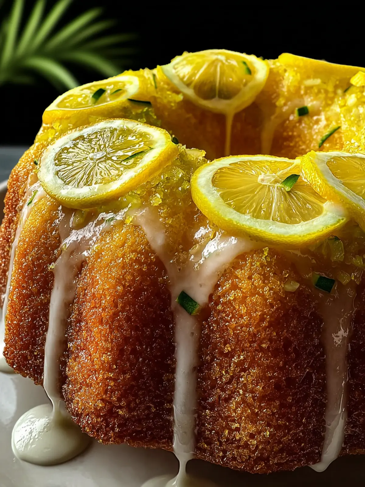 Lemon Zucchini Bundt Cake: Irresistibly Moist and Zesty Delight 5 Lemon Zucchini Bundt Cake First Image