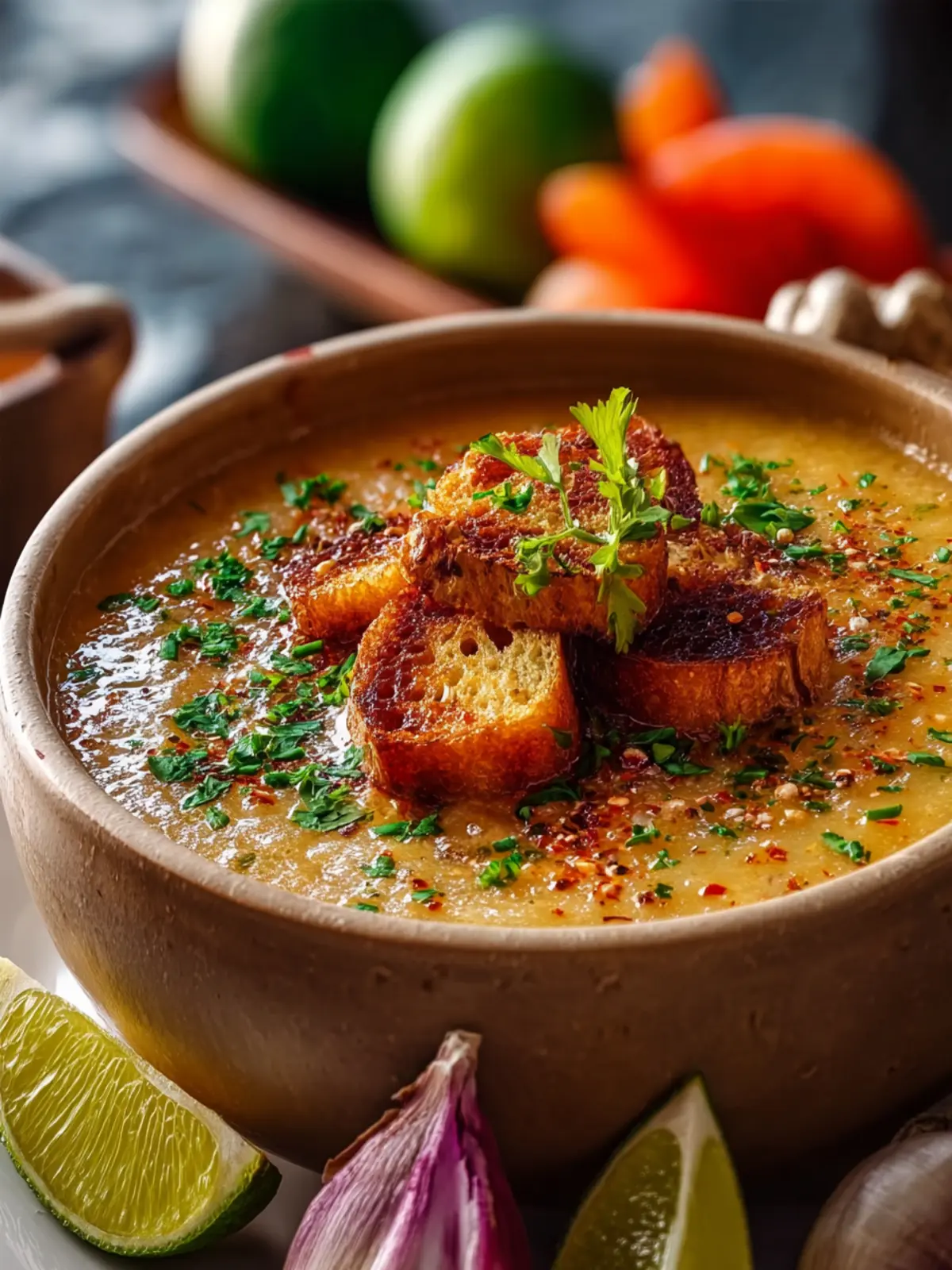Tasty Mexican Garlic Soup: A Warm Hug in a Bowl 5 Tasty Mexican Garlic Soup First Image