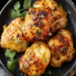 Honey Mustard Air Fryer Frozen Chicken Thighs (Boneless Skinless) First Image
