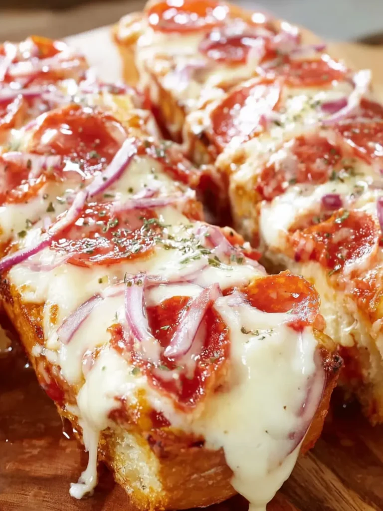 French Bread Pizza Recipe First Image