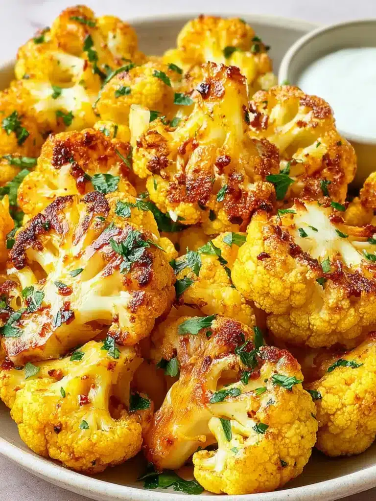 Irresistible Turmeric Roasted Cauliflower Florets Recipe First Image