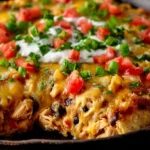 Cheesy Chicken Burrito Skillet First Image