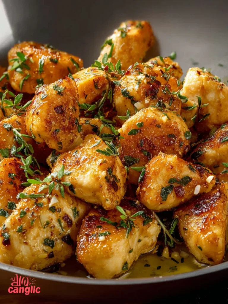 Chicken Bites In Garlic Butter First Image