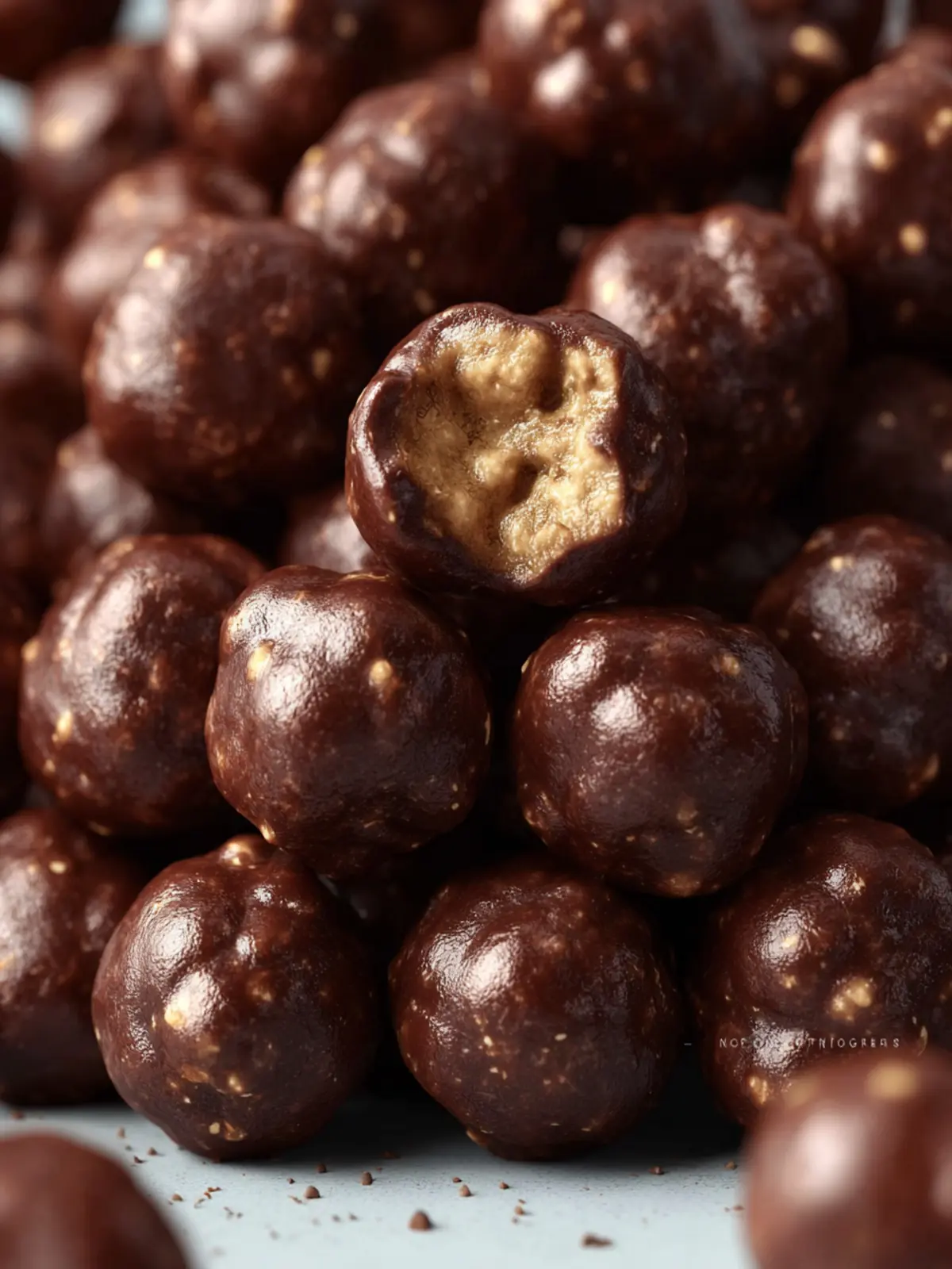 Chocolate Chickpeas – vegan gluten-free protein snack First Image