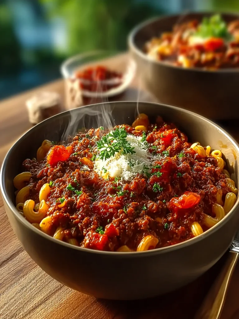 Comforting Ground Beef Goulash First Image
