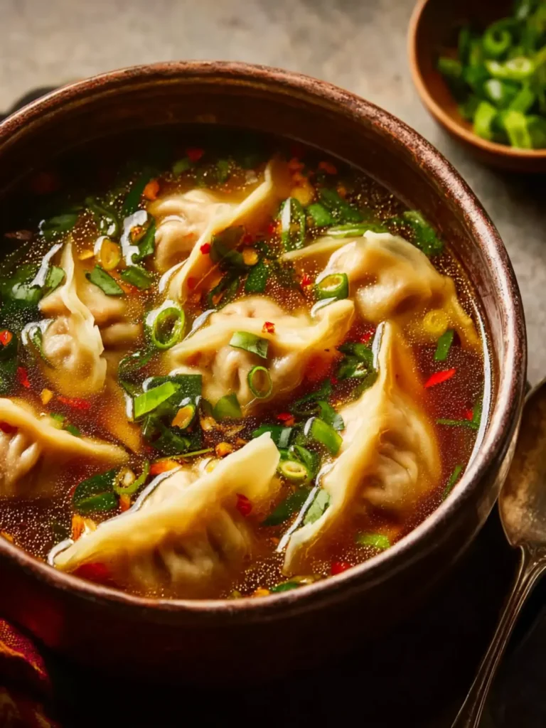 Cozy Potsticker Soup First Image