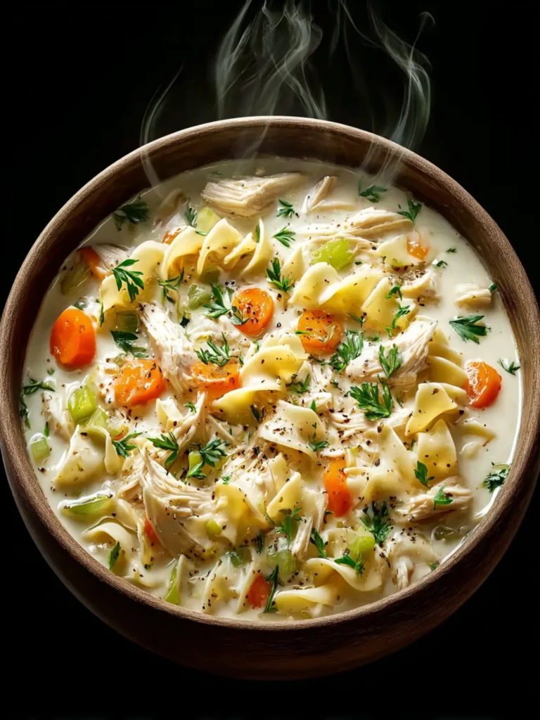 Creamy Chicken Noodle Soup First Image