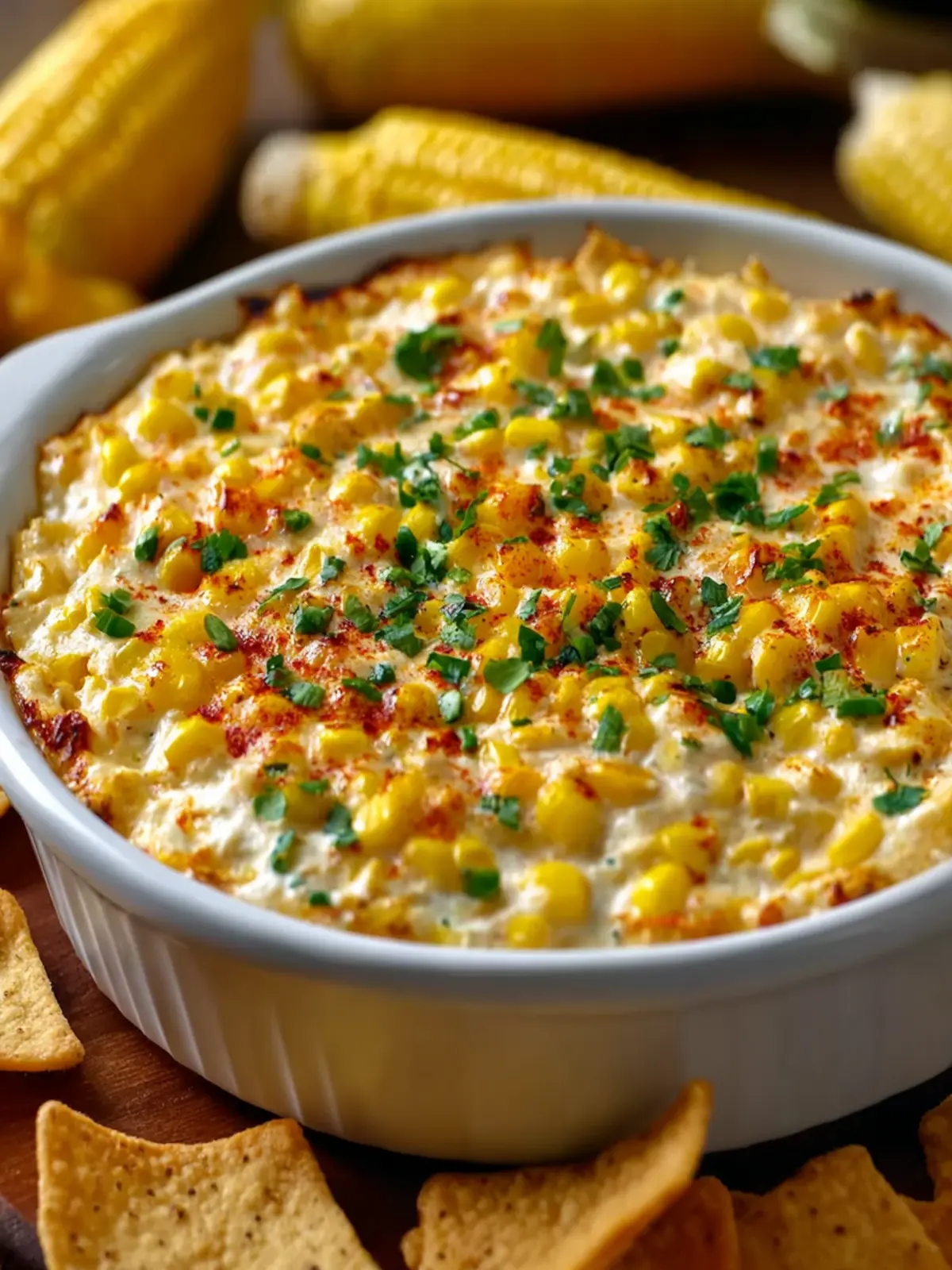 Creamy Corn Dip With Cream Cheese First Image