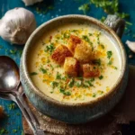 Creamy Czech Garlic Soup: Irresistibly Comforting Delight 9 Creamy Czech Garlic Soup First Image
