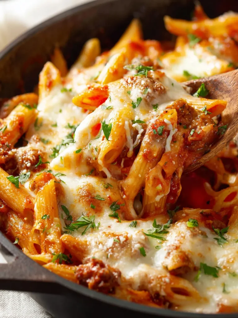 Easy Baked Penne with Sausage First Image