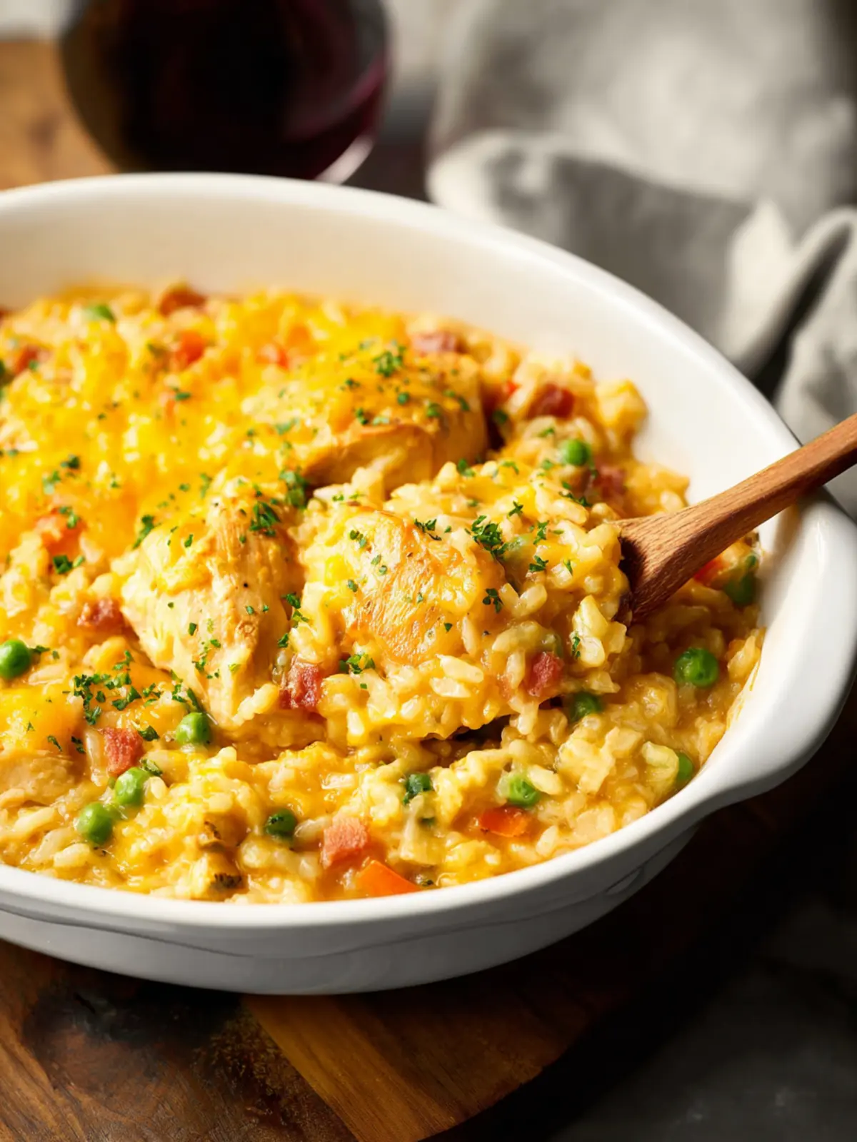 Easy Chicken and Rice Casserole First Image