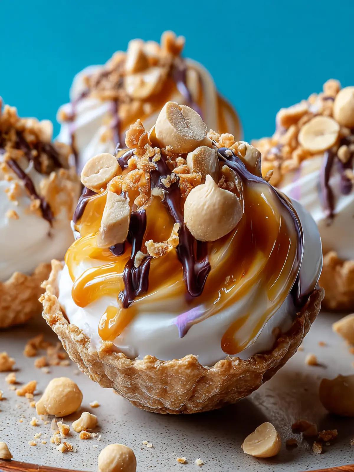 Frozen Greek Yogurt Peanut Butter Bites First Image