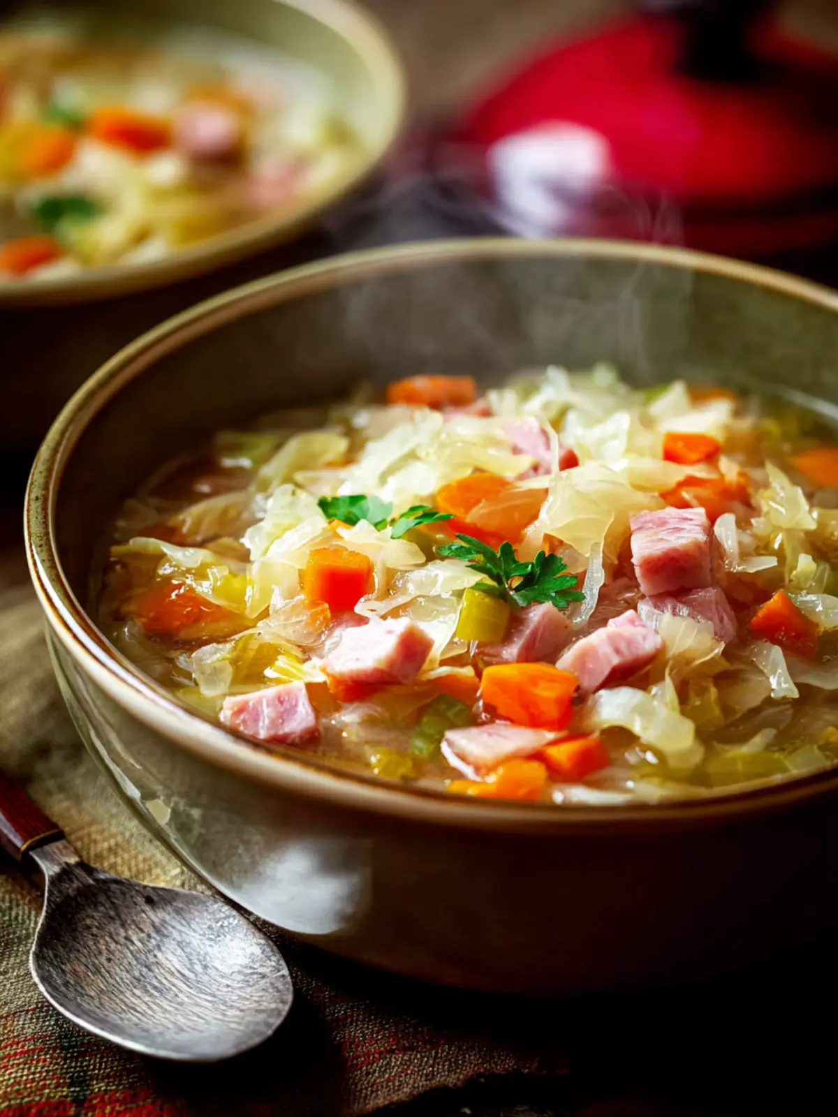 Ham and Cabbage Soup First Image