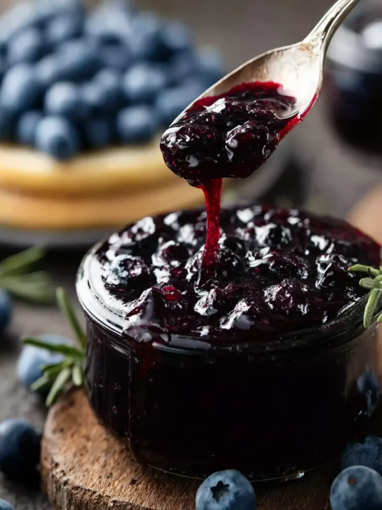 Homemade Blueberry Sauce First Image