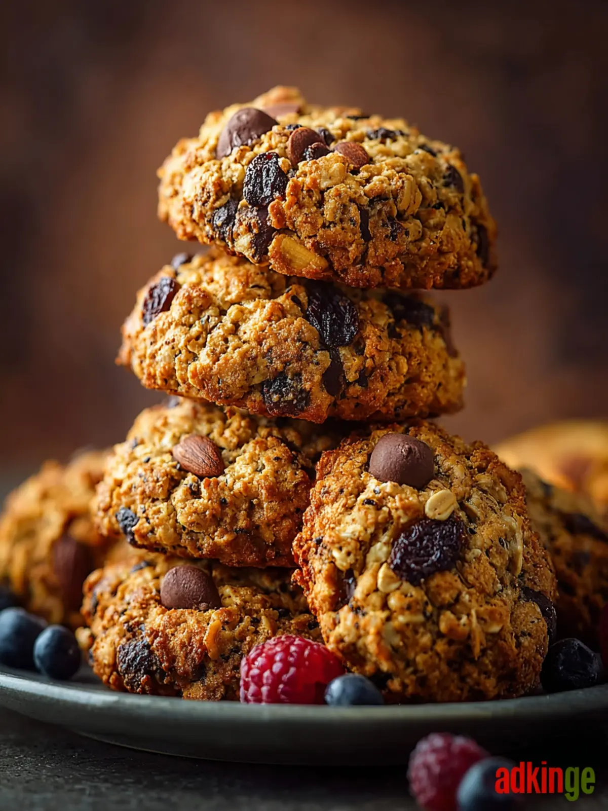 Protein Packed Oatmeal Breakfast Cookies First Image