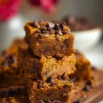 Pumpkin Chickpea Blondies (Vegan + Gluten free) First Image