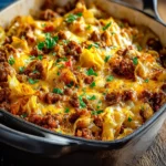 Cozy Cabbage Casserole Cheddar Beef Recipe to Savor First Image