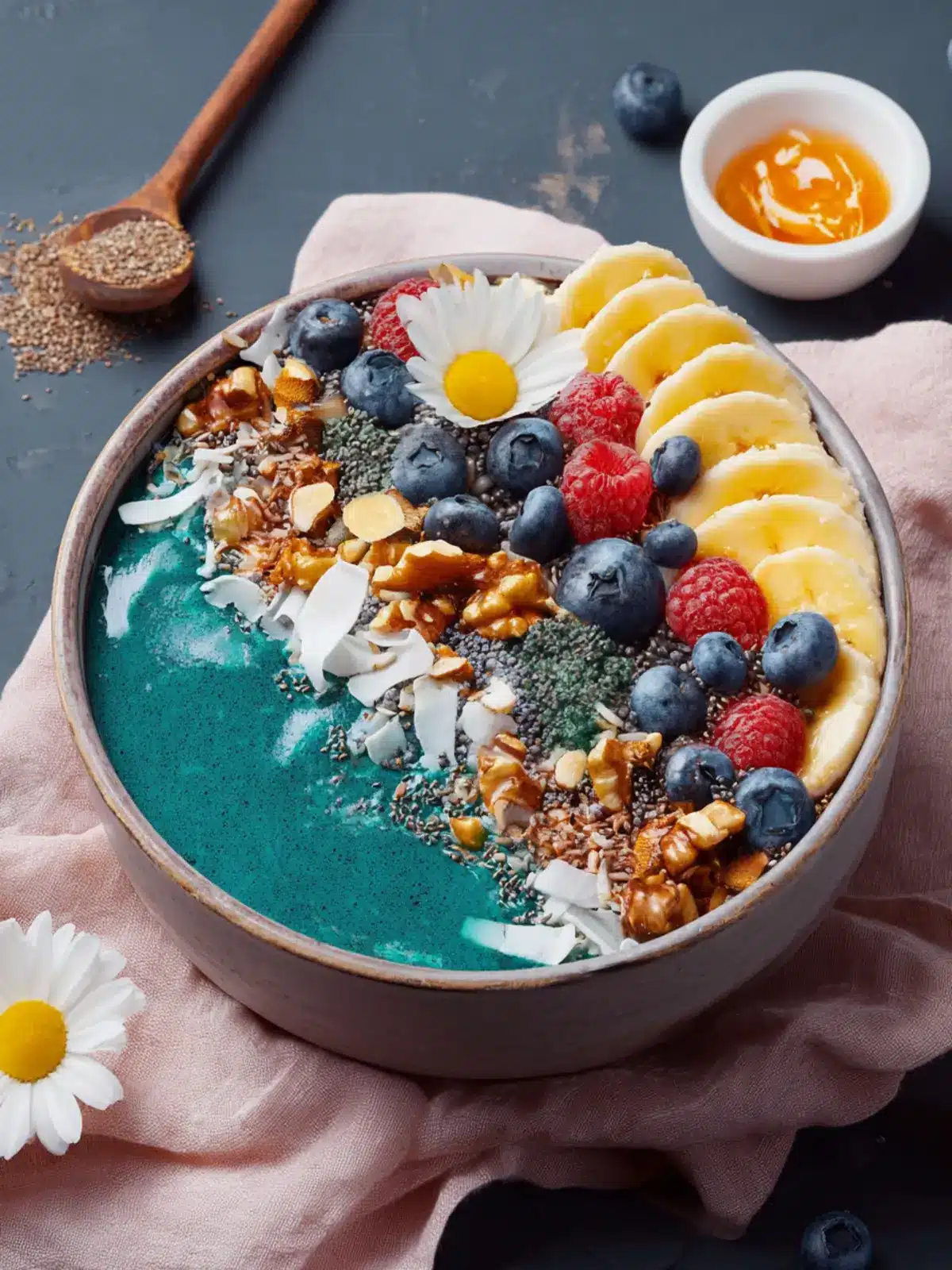Tropical Blue Spirulina Smoothie Bowl First Image