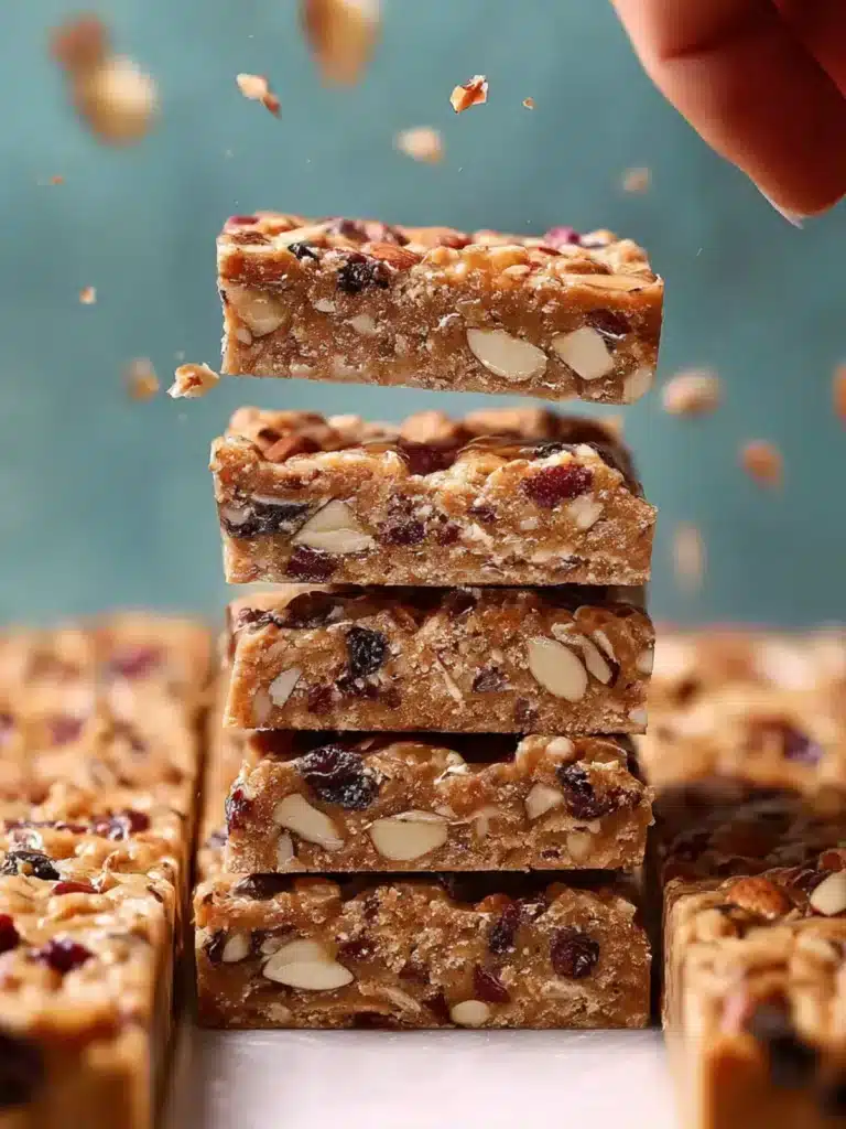 No Bake Almond Bars First Image