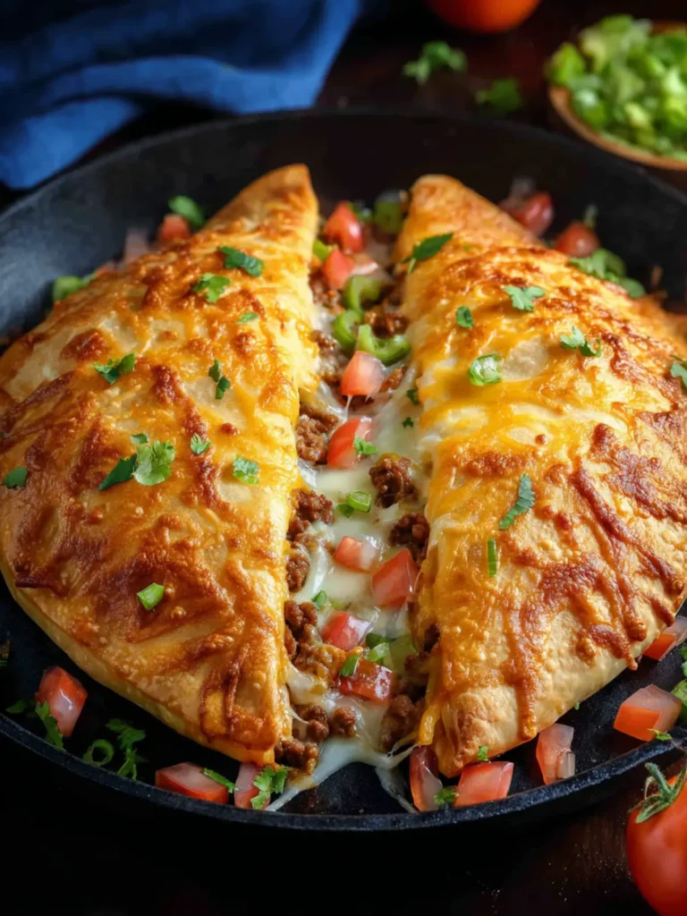 Cheesy Beef Pockets: Easy and Indulgent Comfort Food Bliss