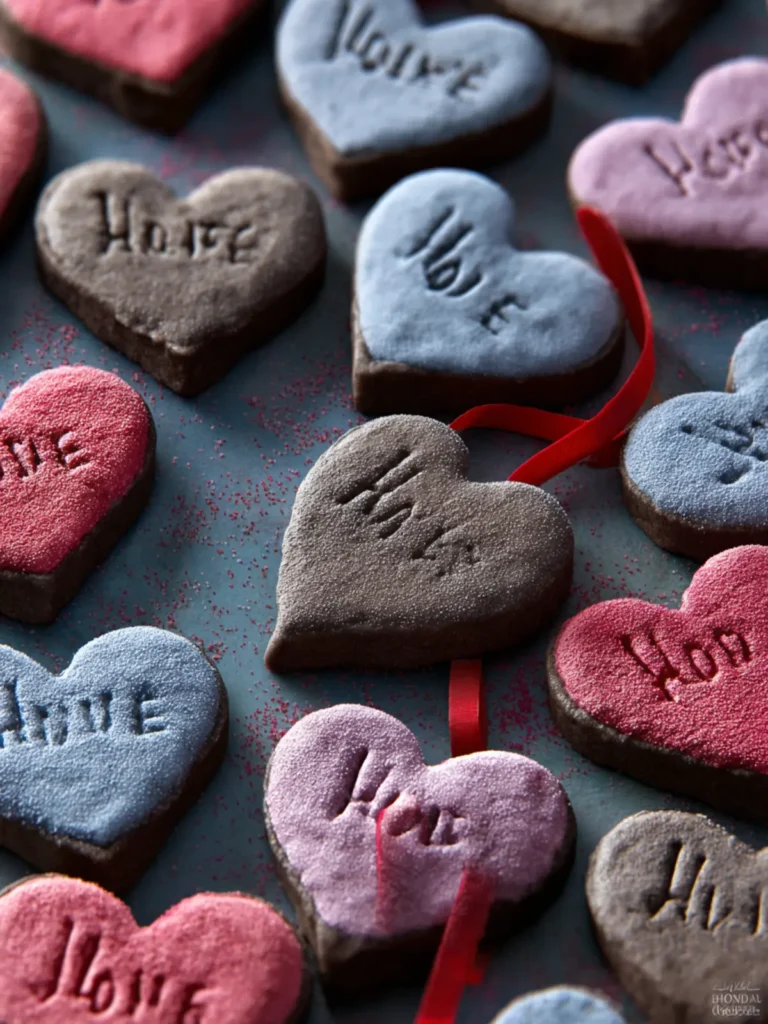 Chocolate Conversation Heart Cookies That Melt Hearts Instantly