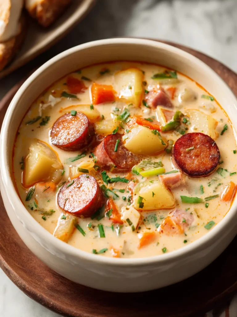 Creamy Kielbasa Potato Soup First Image