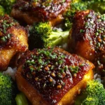 Crispy Chicken Thighs With Broccoli First Image