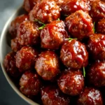 Easy Crockpot BBQ Meatballs: 3 Ingredients of Pure Bliss 9 Easy Crockpot BBQ Meatballs – 3 Ingredients First Image