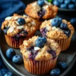 High Protein Blueberry Muffins That Will Change Your Mornings 9 High Protein Blueberry Cottage Cheese Muffins First Image