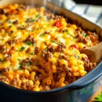 Irresistible Cheesy Hamburger Casserole to Savor Tonight 9 Irresistible Cheesy Hamburger Casserole Recipe to Savor First Image