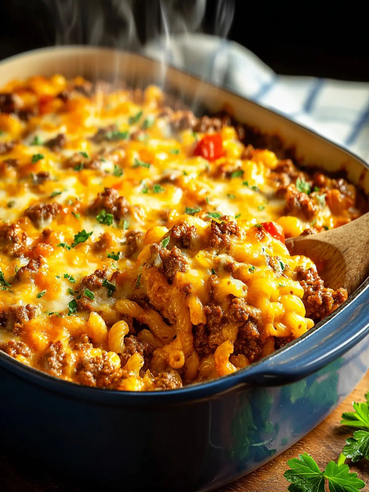 Irresistible Cheesy Hamburger Casserole to Savor Tonight 5 Irresistible Cheesy Hamburger Casserole Recipe to Savor First Image