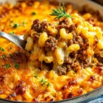 Irresistible Cheesy Hamburger Casserole: The Ultimate Comfort Dish 9 Irresistible Cheesy Hamburger Casserole Recipe to Savor First Image