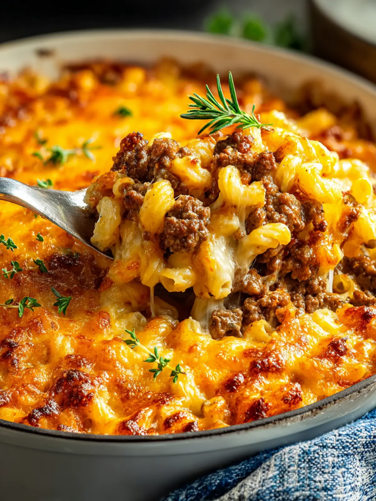 Irresistible Cheesy Hamburger Casserole: The Ultimate Comfort Dish 5 Irresistible Cheesy Hamburger Casserole Recipe to Savor First Image