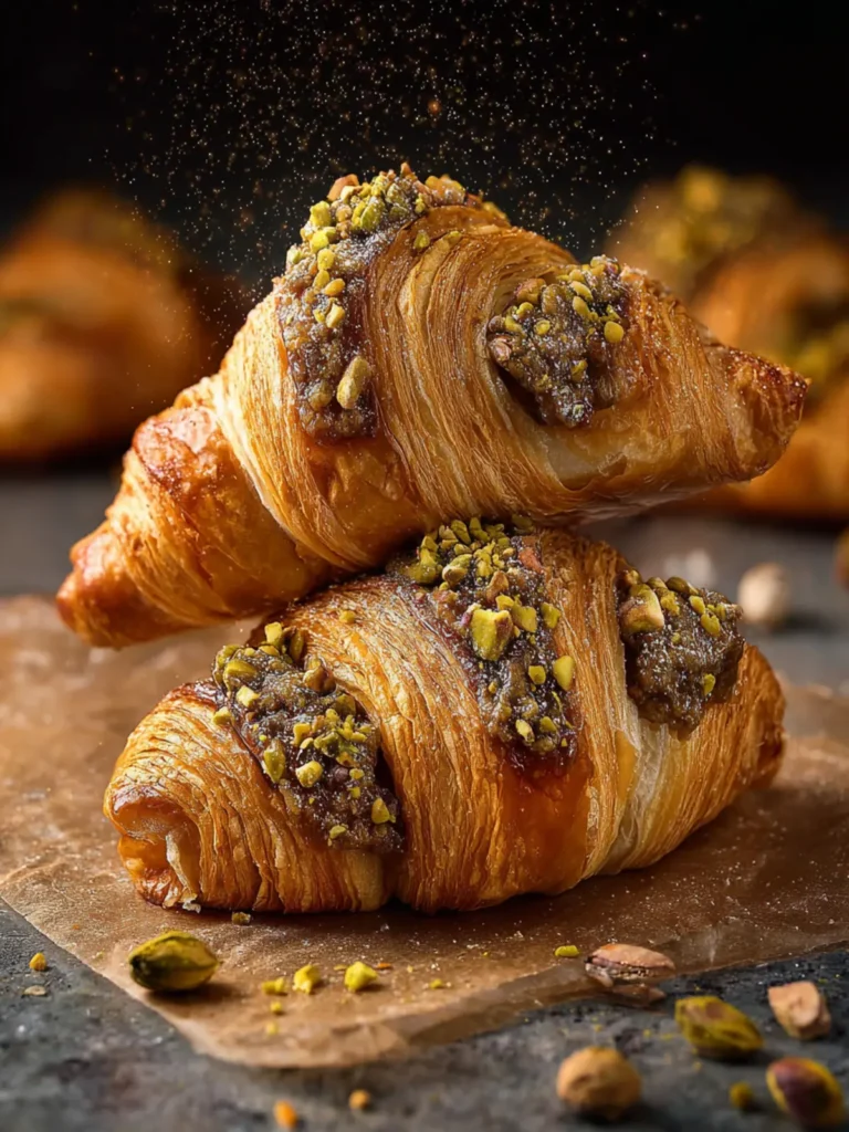 Pistachio Croissants: Irresistibly Flaky and Nutty Treats