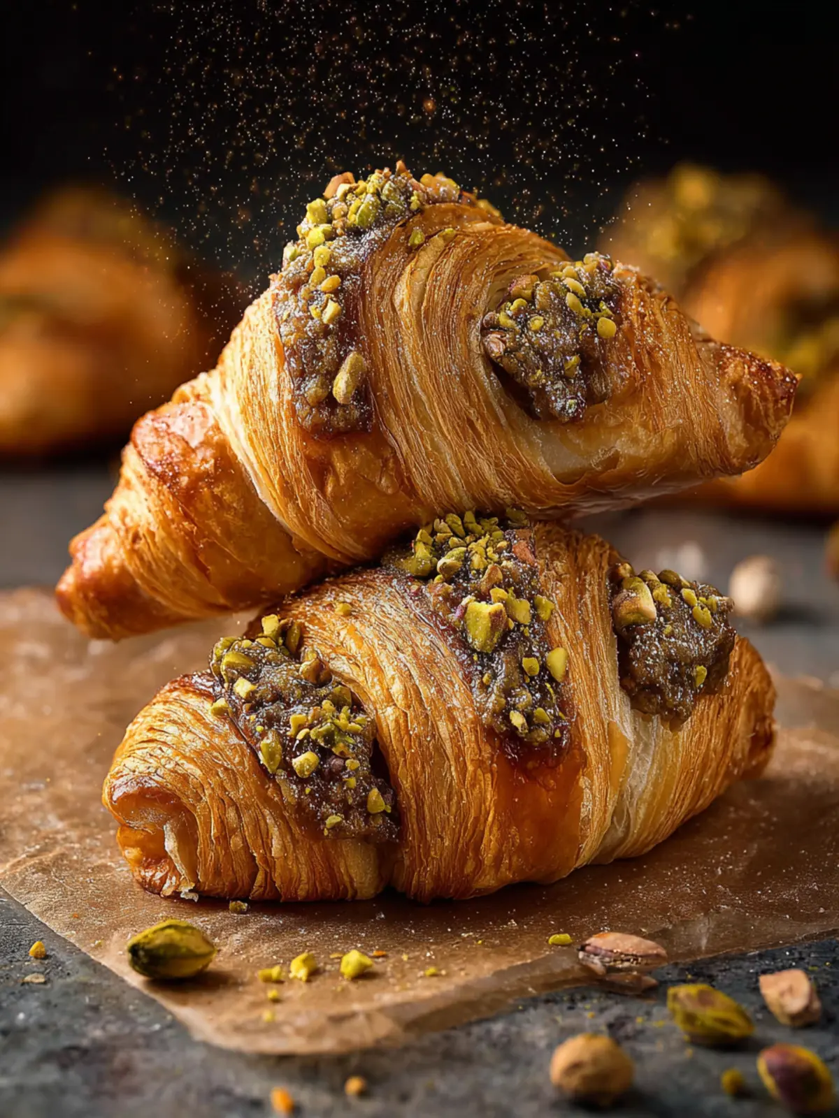 Pistachio Croissants: Irresistibly Flaky and Nutty Treats 5 Pistachio Croissants First Image
