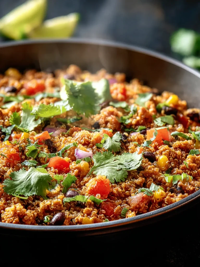 Savory Turkey Taco Quinoa Skillet - One-Pan Delight First Image