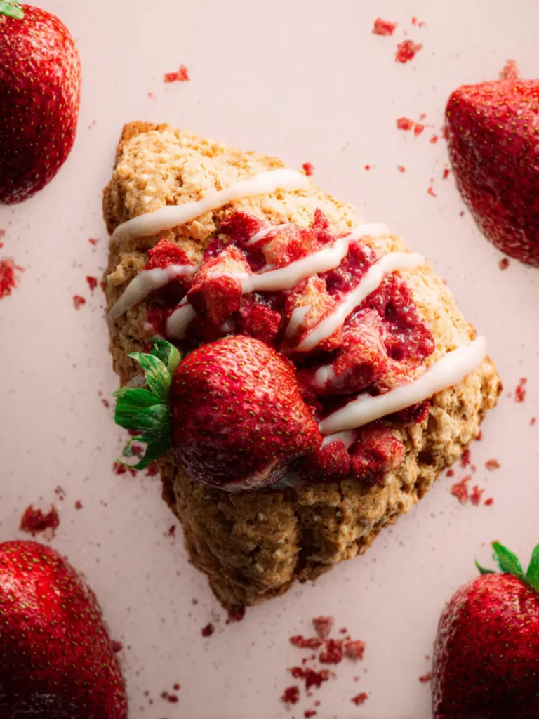 Strawberry Scones Recipe First Image
