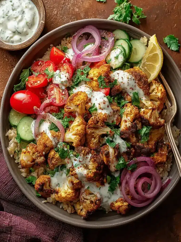 Cauliflower Shawarma Bowl (Easy Sheet Pan Dinner) First Image