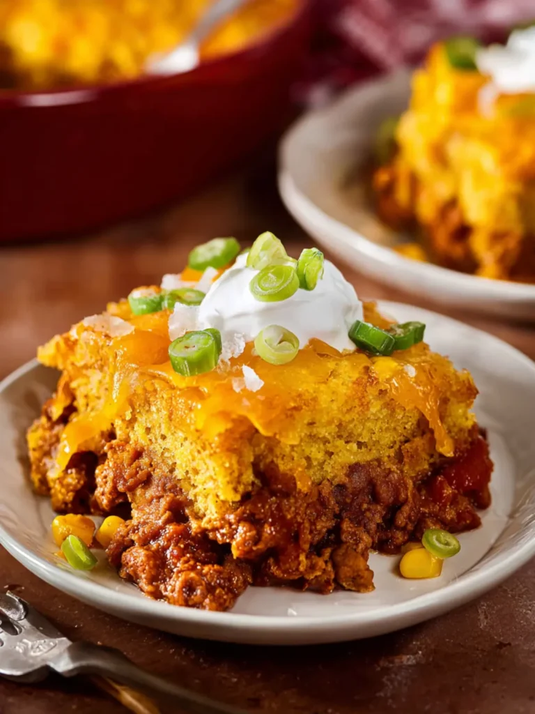 Cornbread Chili Casserole First Image