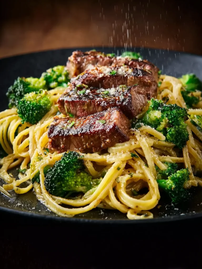 Cowboy Butter Steak Broccoli Linguine First Image
