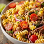 Cowboy Pasta Salad: The Best Tangy Twist for Your BBQ Feast 9 Cowboy Pasta Salad First Image