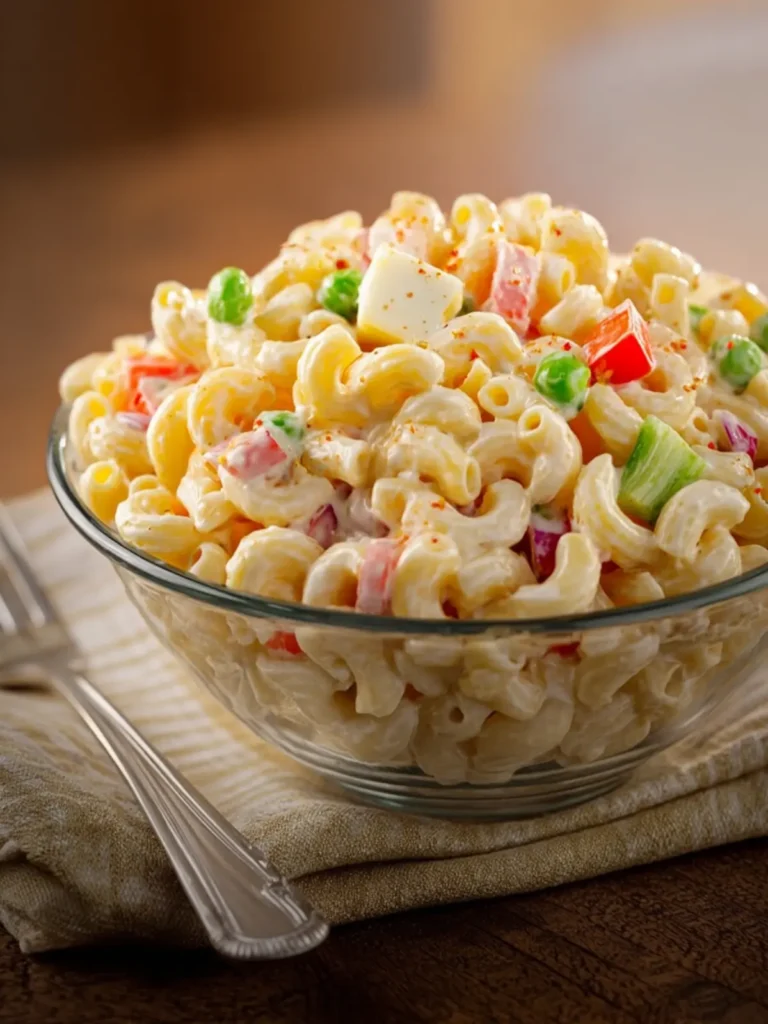 Creamy and Old Fashioned Classic Southern Macaroni Salad First Image